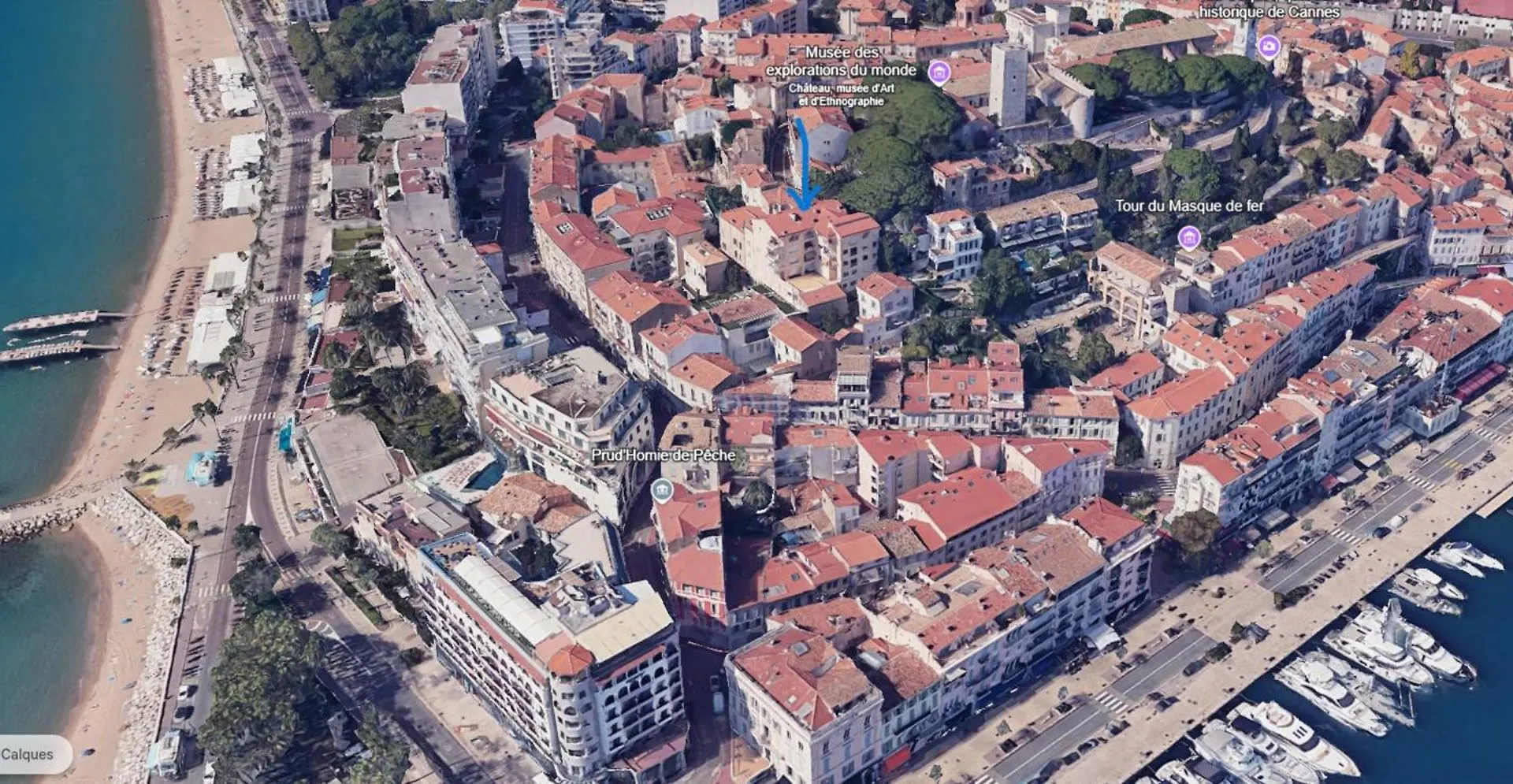 Cannes Suquet Stunning Sea View Bright Apartment Prime Quiet Location