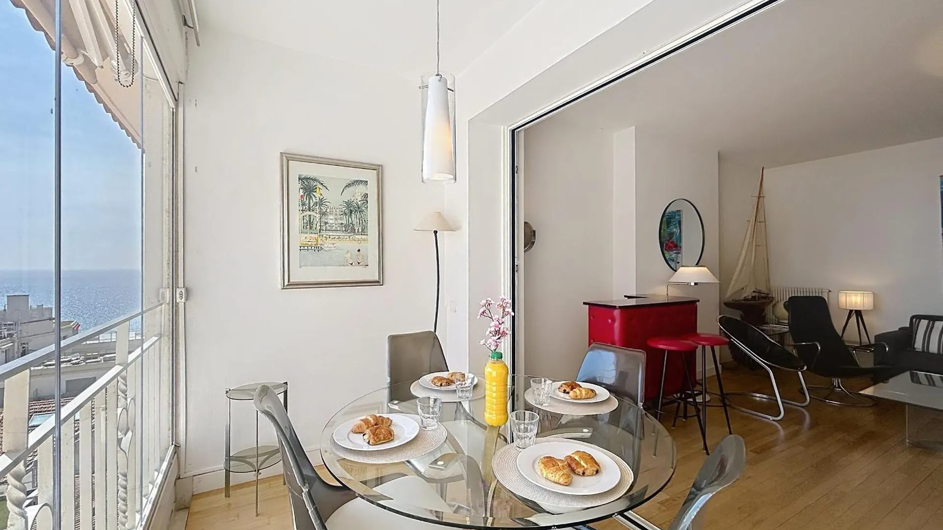 Cannes Suquet Stunning Sea View Bright Apartment Prime Quiet Location France